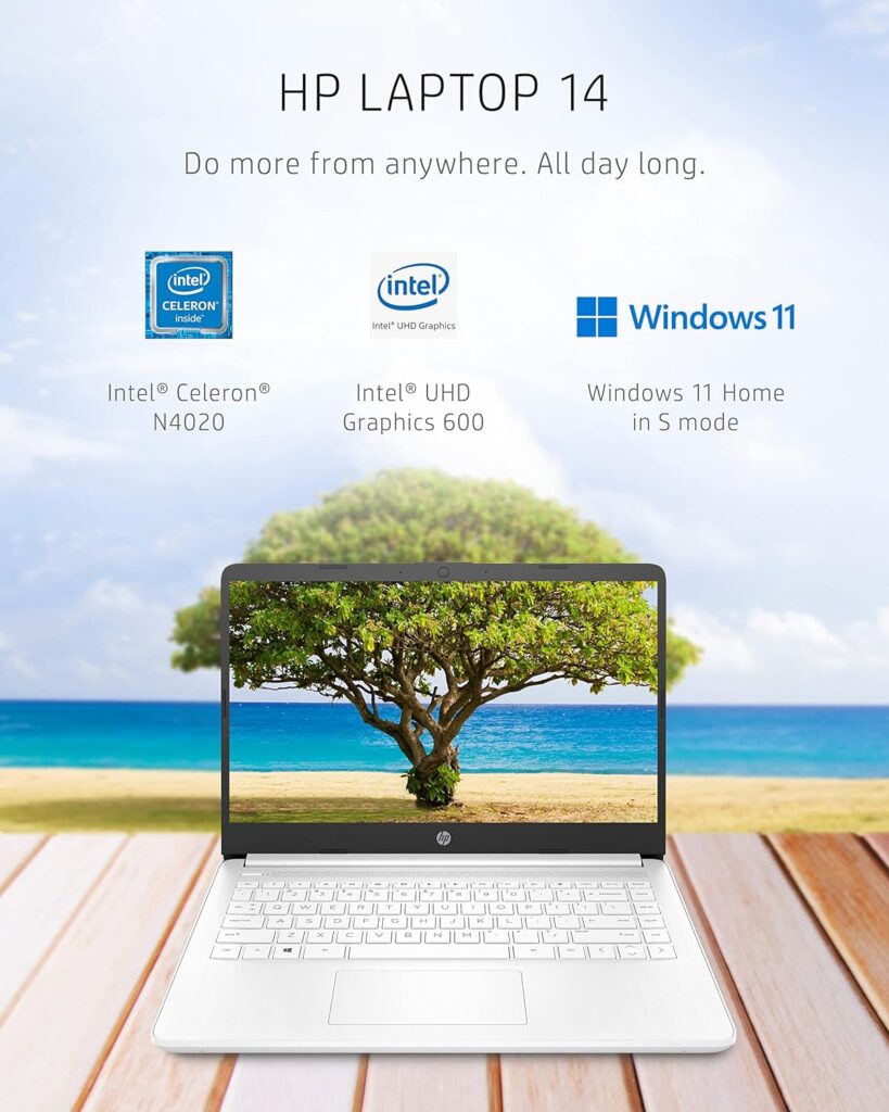 HP 14 Laptop, Intel Celeron N4020